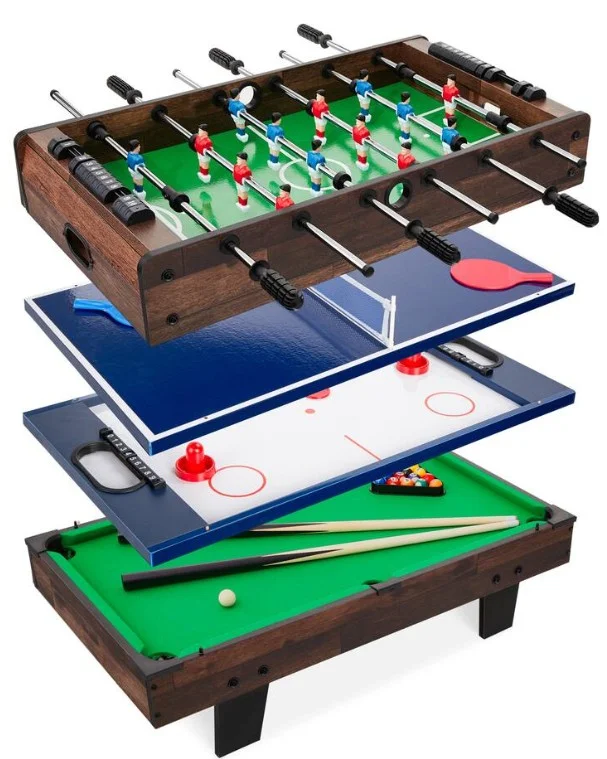 6- Best Choice Products 4-in-1 & 11-in-1 Multi-Game Table Series