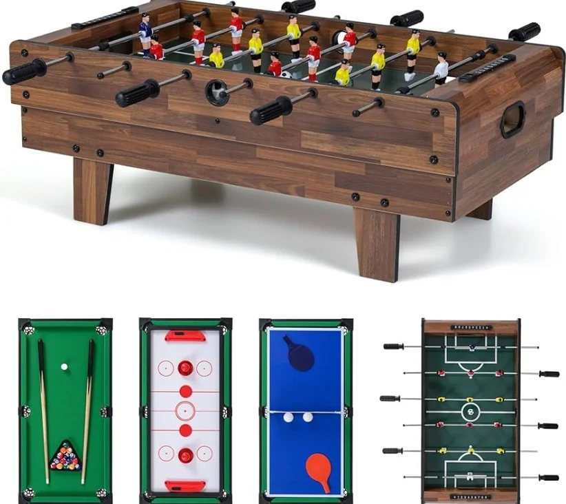 7- GYMAX 32″ 4-in-1 Combo Game Table