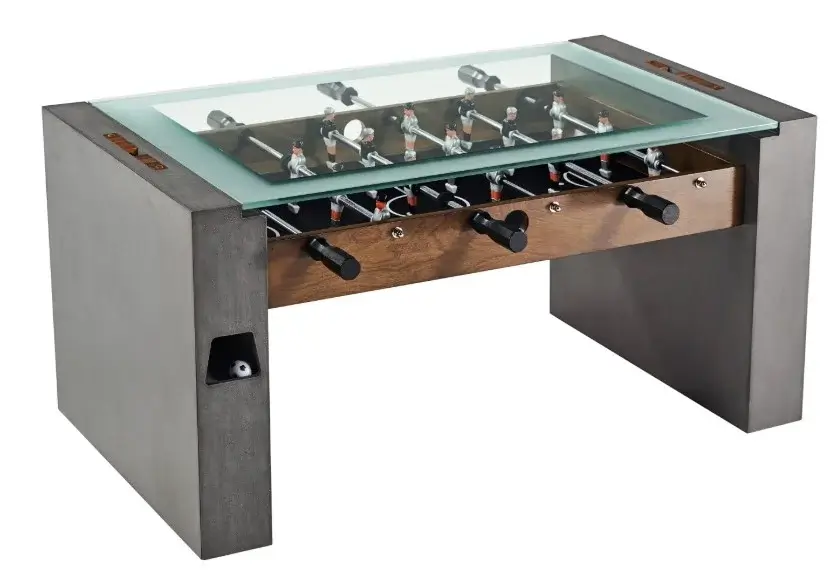 Barrington 40″ Urban Style Glass Top Table