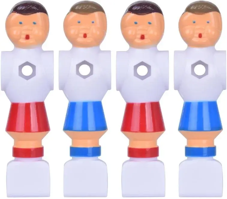 Hotusi 4Pcs Rod Foosball Men