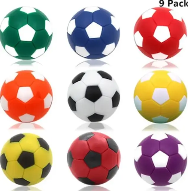 OuMuaMua Foosball Table Balls 1.42 Inch Soccer Balls for Tabletop Game
