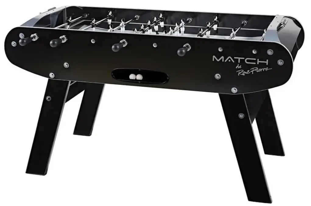 René Pierre Match Noir Foosball Table in Black