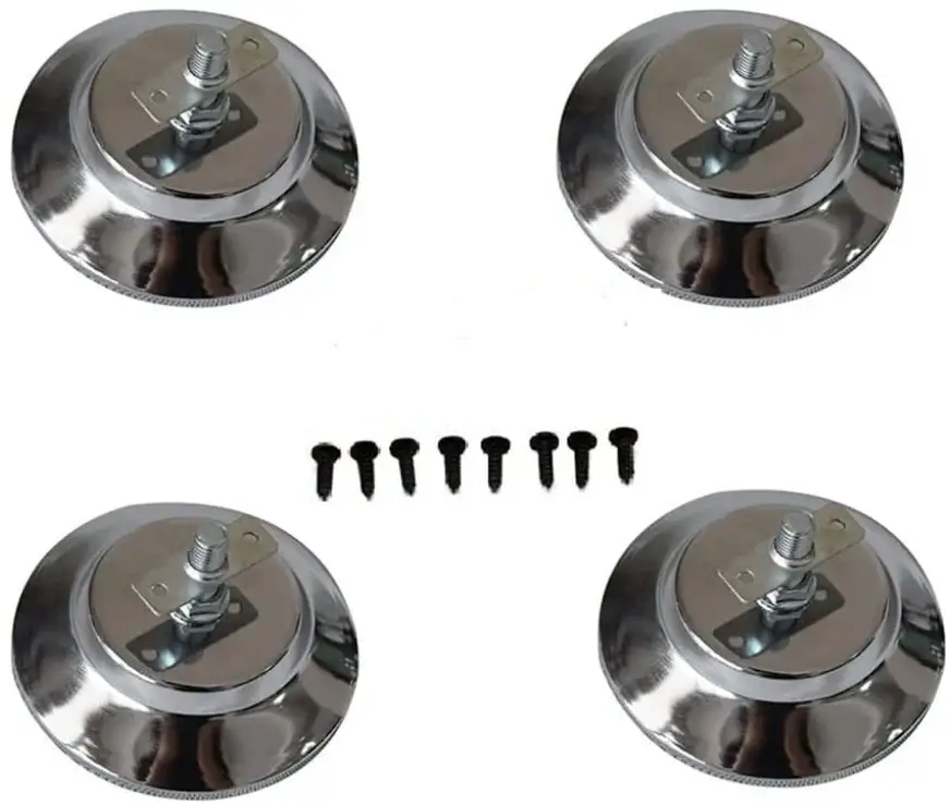 TGA Sports 4pcs Quality Metal Soccer Table Leg Levelers